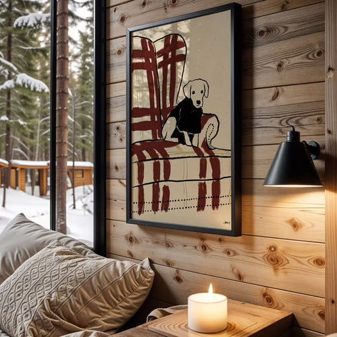 Plakat 30x40cm RL Dog fra Poster & Frame