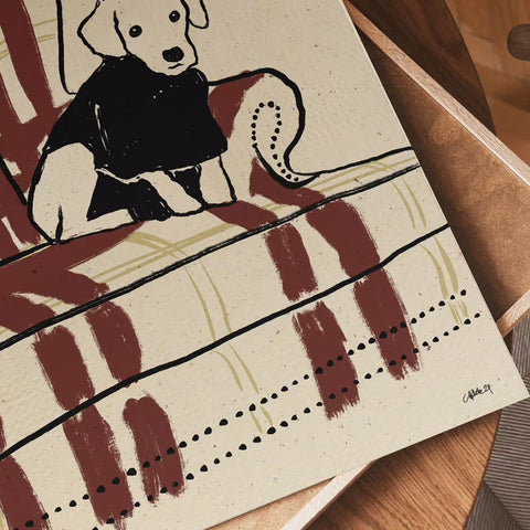 Plakat 30x40cm RL Dog fra Poster & Frame