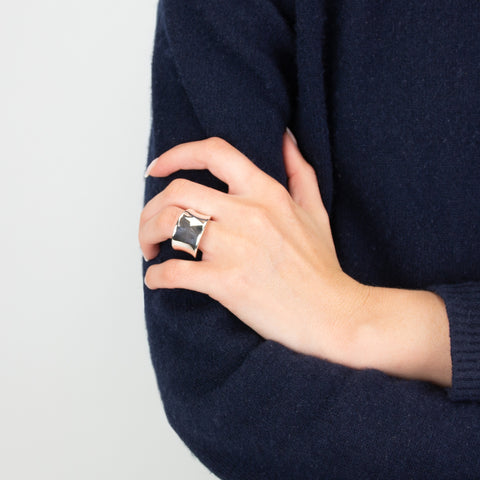 Quinn - Ring Sølv Rund - Norway Designs