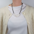 Rackar-Love Heart Halssmykke Larvikitt-Norway Designs