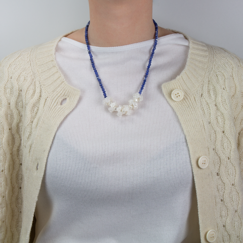 Rackar-Love Heart Halssmykke Sodalitt-Norway Designs