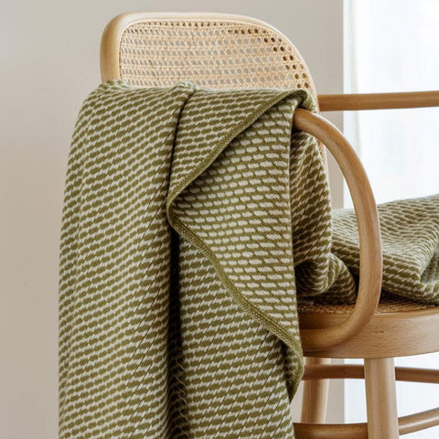 Mello Pledd Leaf Green - Norway Designs