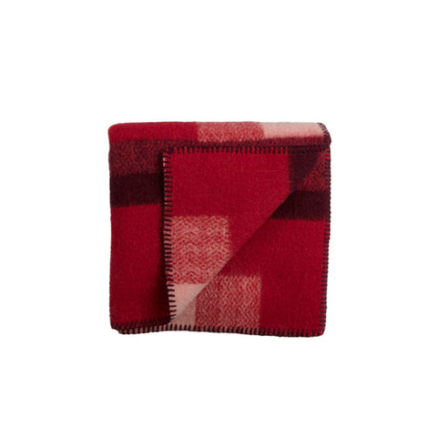 Røros Tweed - Mikkel Halvpledd - Rød- Norway Designs