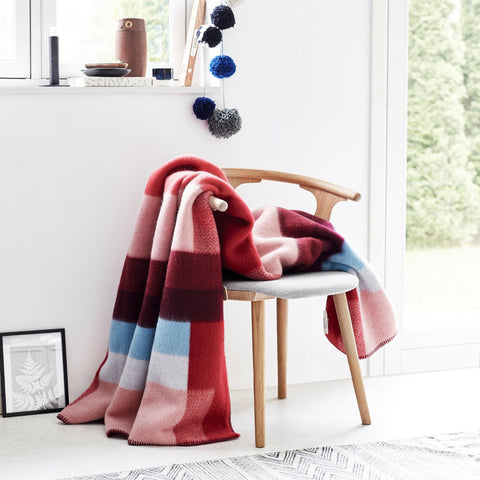 Røros Tweed - Mikkel Pledd Rød - Norway Designs