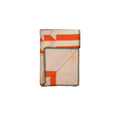 Røros Tweed Kvam Pledd Orange Throw - Norway Designs 