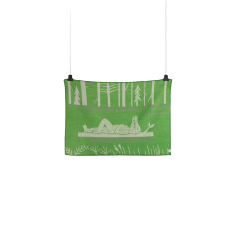 Røros Tweed Krokodille Halvpledd Grønn/Natur - Norway Designs