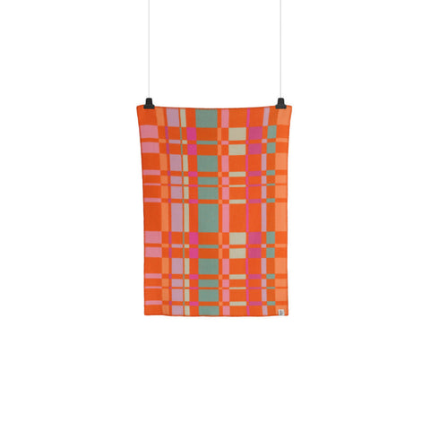 Røros Tweed City Mini Barnepledd Oransje - Norway Designs 