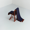 Røros Tweed Kassett Pledd Dark Blue Reddish Brown Norway Designs