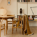 Røros Tweed Kassett Pledd Ochre Yellow Grey Beige Norway Designs