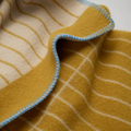Røros Tweed Kassett Pledd Ochre Yellow Grey Beige Norway Designs