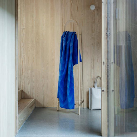 Røros Tweed Lynild Pledd Blue Throw - Norway Designs 