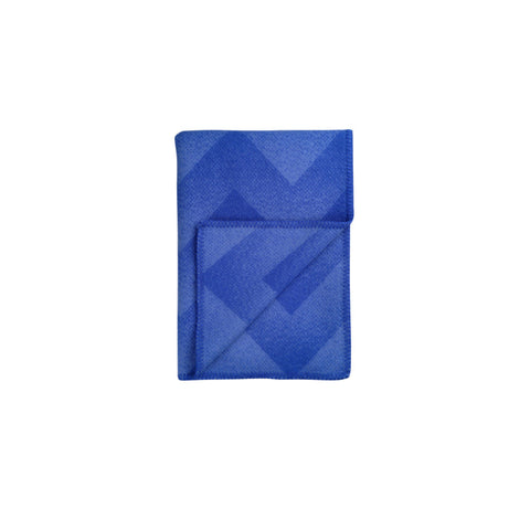 Røros Tweed Lynild Pledd Blue Throw - Norway Designs 