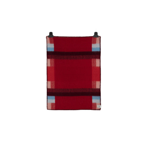 Røros Tweed - Mikkel Babypledd Rød - Norway Deisgns