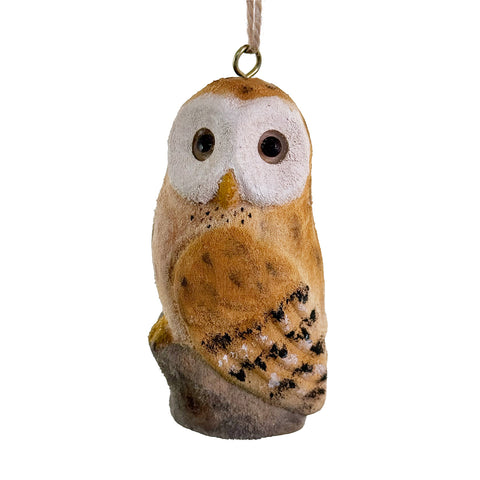 Shishi - Julepynt Ugle Tre 8cm Brun - Norway Designs