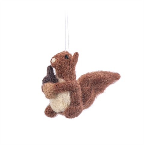 Sass&Belle-Julepynt Ekorn m/Eikenøtt-Norway Designs