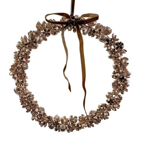 Shishi Julepynt Krans 29cm Champagne - Norway Designs
