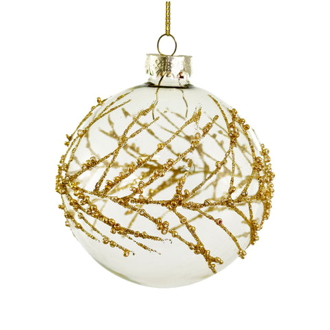 Shishi-Julekule Branch Glitter 8cm-Norway Designs