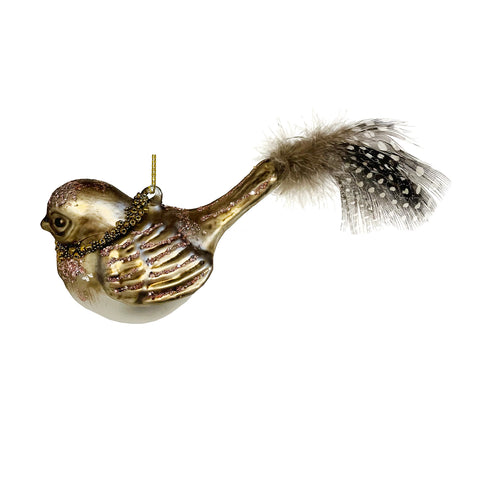 Shishi-Julepynt Glassfugl 15cm-Norway Designs