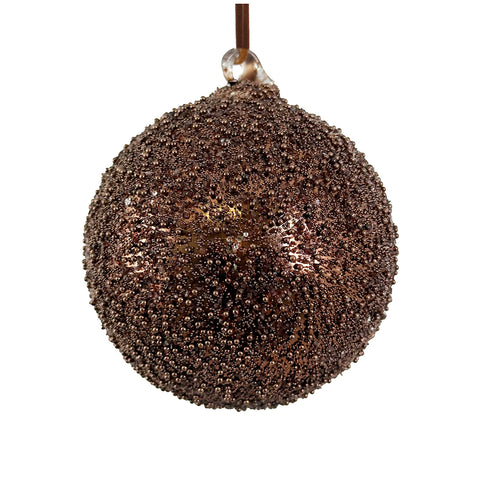 Shishi-Julepynt Glasskule Perler 8cm-Norway Designs