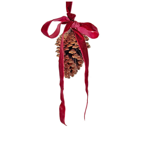 Shishi-Julepynt Kongle m/Sløyfe 14cm-Norway Designs