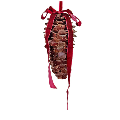 Shishi-Julepynt Kongle m/Sløyfe 25cm-Norway Designs