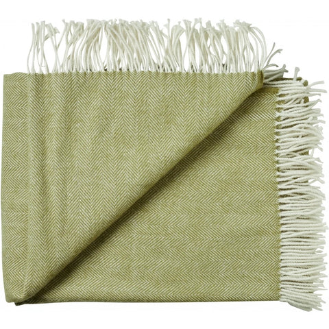 Silkeborg Uldspinderi-Sevilla Pledd Green-Norway Designs