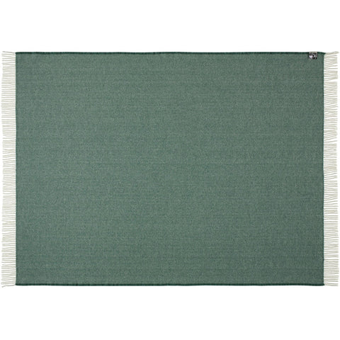 Silkeborg Uldspinderi-Sevilla Pledd Pine Green-Norway Designs