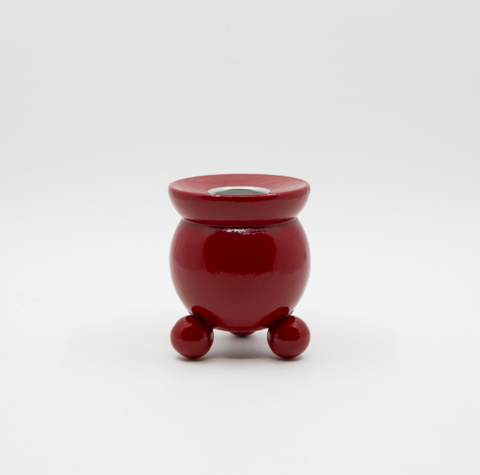 Spegels-Julelysestake Kulljusstake 7cm Rød-Norway Designs