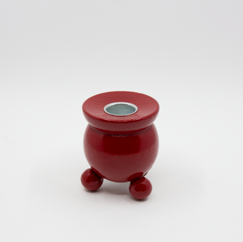 Spegels-Julelysestake Kulljusstake 7cm Rød-Norway Designs