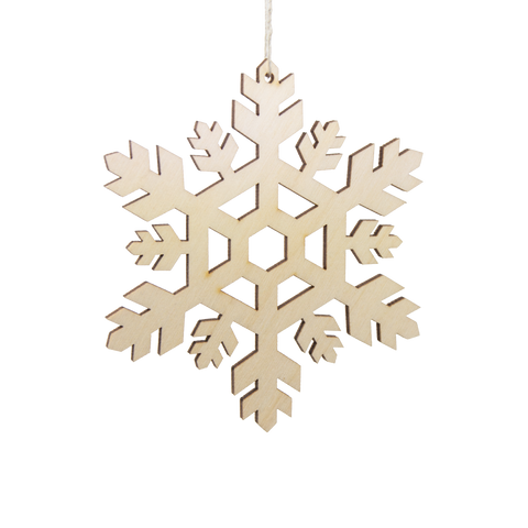 Snøfnugg m/Tråd 8,5cm fra Spegels