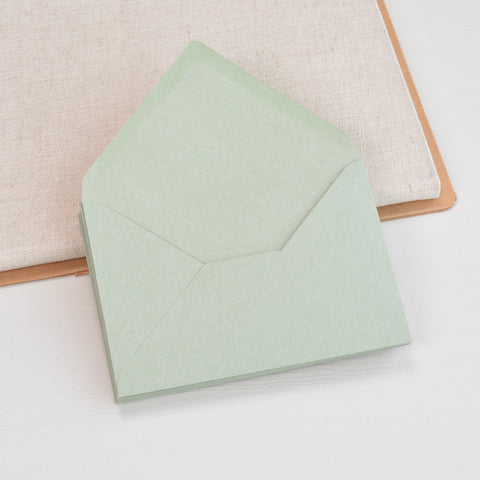 Stefan Papir-Konvolutt C6 Green Tea 10stk-Norway Designs