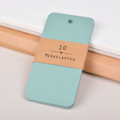 Stefan Papir - Mono Merkelapper - Matcha Tea - Norway Designs