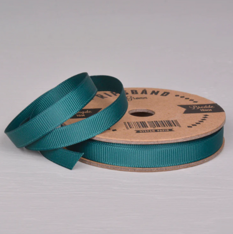 Stefan Papir - Ripsbånd 10mm × 10m Grønn- Norway Designs