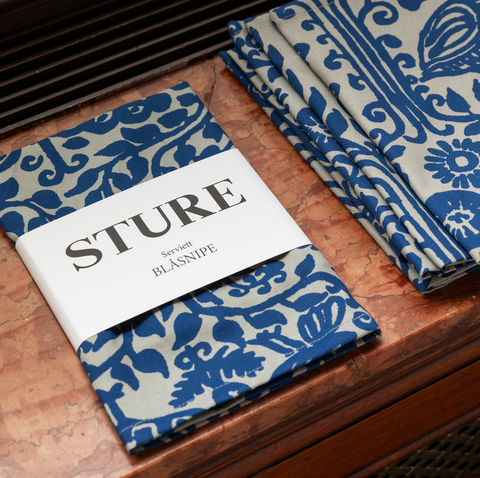 Sture Design-Blåsnipe Serviett 43x45cm-Norway Designs