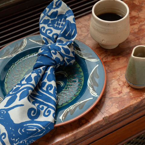 Sture Design-Blåsnipe Serviett 43x45cm-Norway Designs