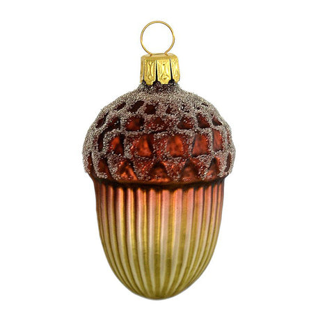 Thuringer Weihnacht_Julepynt Eikenøtt i Glass_Norway Designs