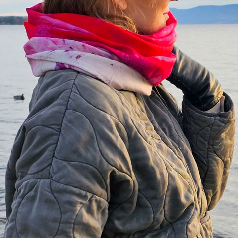 Exotic Skjerf Ull/silke fra Therese Enger