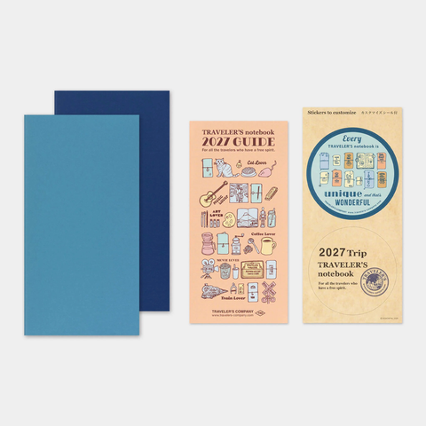 Regular Diary 2027 Uke + Memo Refill fra Traveler's Company