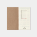 Regular Vertical Diary 2027 Uke + Memo Refill fra Traveler's Company