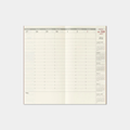 Regular Vertical Diary 2027 Uke + Memo Refill fra Traveler's Company