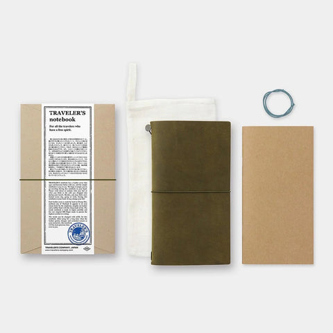 Traveler's Company - Notebook Regular Olive - Norway Designs