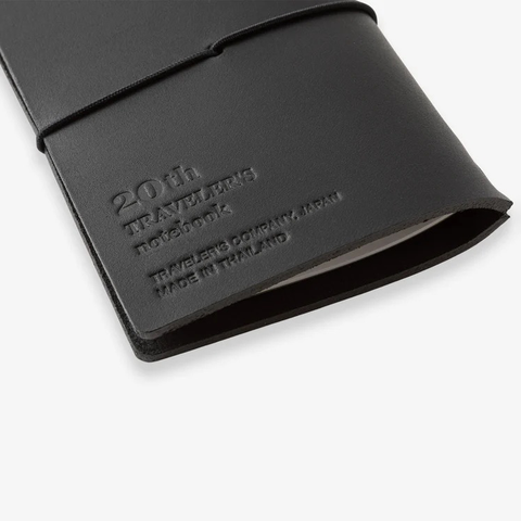 Traveler's Company-Notebook Card Size 20th Anniversary Set Black-Norway Designs