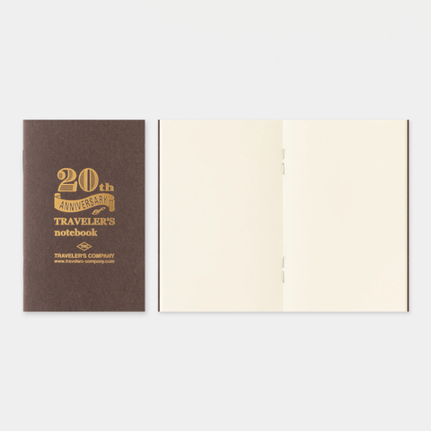 Traveler's Company-Notebook Card Size 20th Anniversary Set Brown-Norway Designs