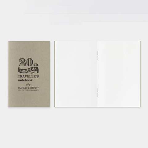 Traveler's Company-Notebook Card Size 20th Anniversary Set Brown-Norway Designs