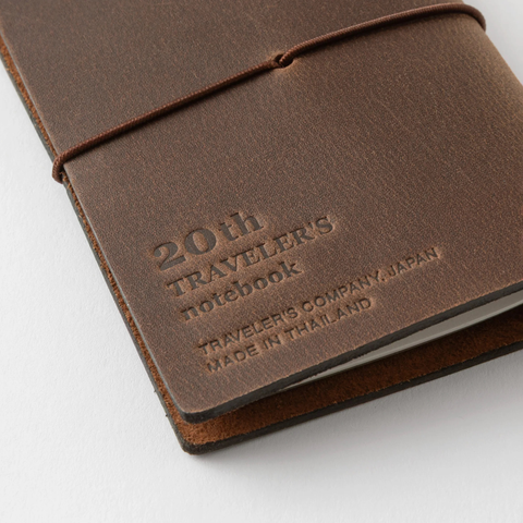 Traveler's Company-Notebook Card Size 20th Anniversary Set Brown-Norway Designs