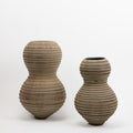 Henrik Rasmussen_Vase Stengods Riller Sandbrun H22+H18_Norway Designs