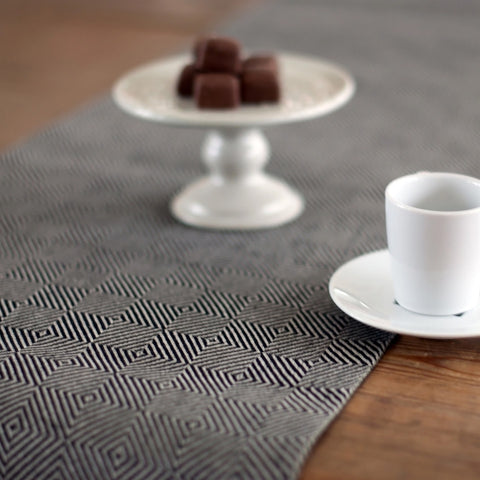 Växbo Lin - Rutig Strandråg Løper - Norway Designs 