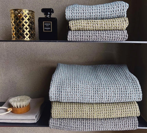 Vaxbo Lin- Bubbel Badehånkle - Norway Designs