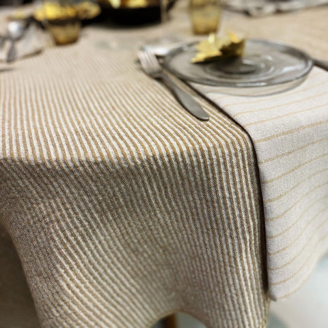 Växbo Lin Våga Duk Umbra/Ubleket