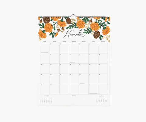 Rifle Paper Co- Dahlia Calender 2026- Norway Designs